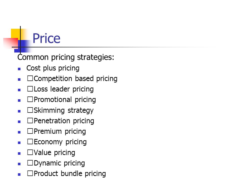 Get your pricing strategy right